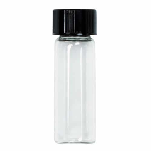 TerraX Small Glass 3/4 oz. Storage Vial with Lid for Gold Prospecting