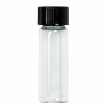 Small Glass 3/4 oz. Storage Vial with Lid for Gold Prospecting