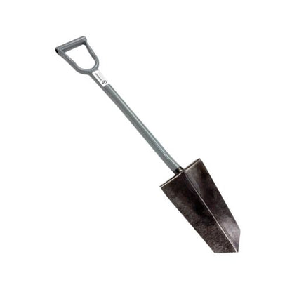 Lesche Super Sampson Grey D-Handle Shovel with Heat-Treated Blade