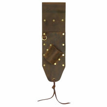 High Quality Brown Leather Sheath for PinPointer and Digging Tool- Right Sided