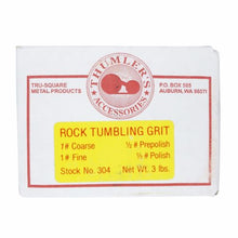 Thumlers Tumbler 3 lb. Grit Set for Rock Tumbling One Large Pack of Each Type