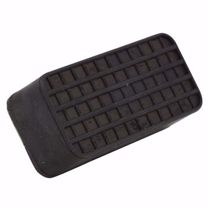 The rubber foot pad with waffle pattern to prevent slipping. 