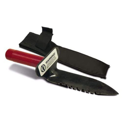 Lesche Sampson 18" T-Handle Shovel, Right-Serrated Digging Tool & ReadyShovel Holster Combo