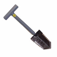 Lesche Mini Sampson 18" T-Handle Shovel with Double Serrated Edge and Holster
