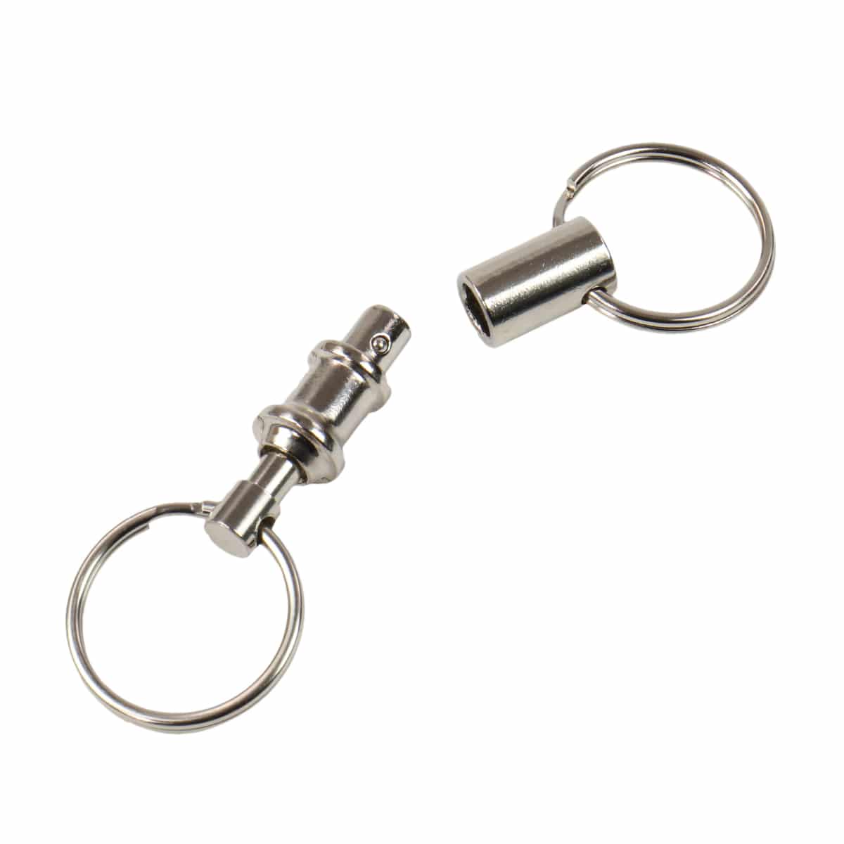 Pull Apart Key Ring Premium Quality with Nickel Plated Brass Body