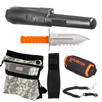 Quest xPointer Land - Black, Digital Camo Pouch & Diamond Digger Tool Right