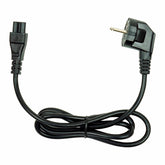 Close-up of Nokta Invenio AC charger connector and specifications label