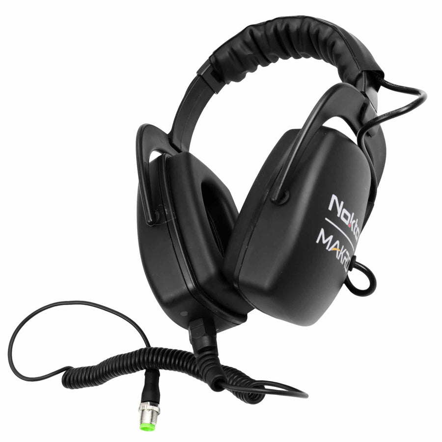 Nokta waterproof headphones for metal detectors with padded ear cups