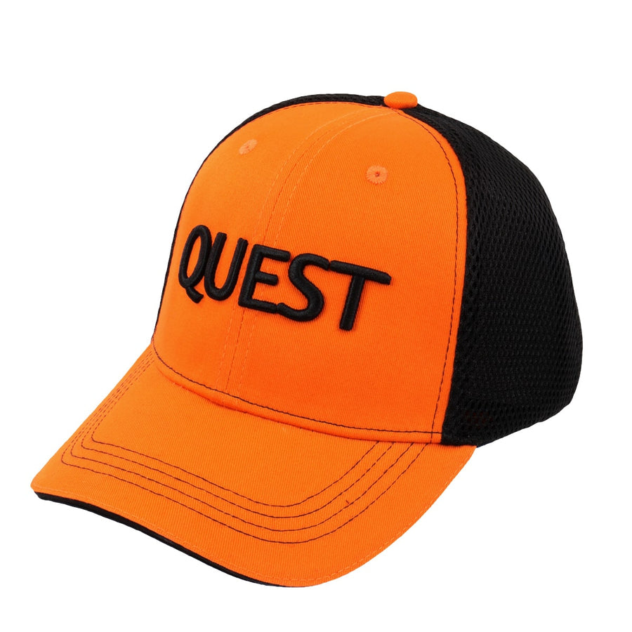 Quest baseball cap back view with adjustable strap closure