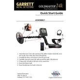 Garrett Goldmaster 24k Quick Start Guide