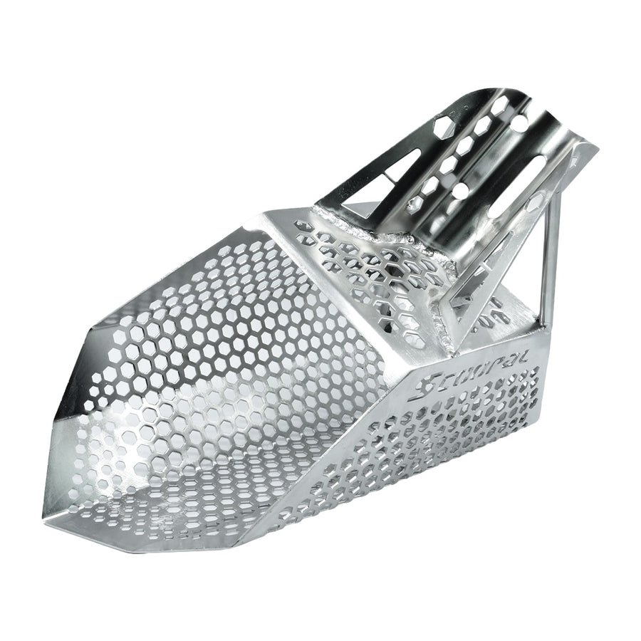 Quest Scoopal basket underside showing hexagon drainage holes