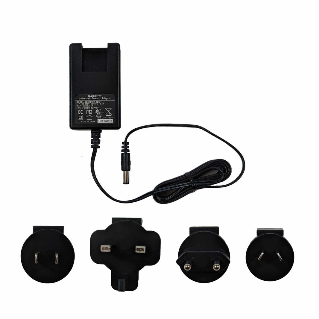 Garrett ATX wall charger AC adapter for original silver battery cradle