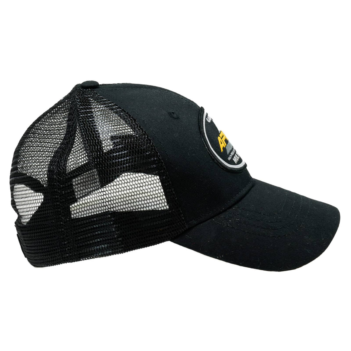 Garrett Apex cap back view showing adjustable strap closure