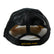 Garrett Apex metal detector cap worn by person outdoors