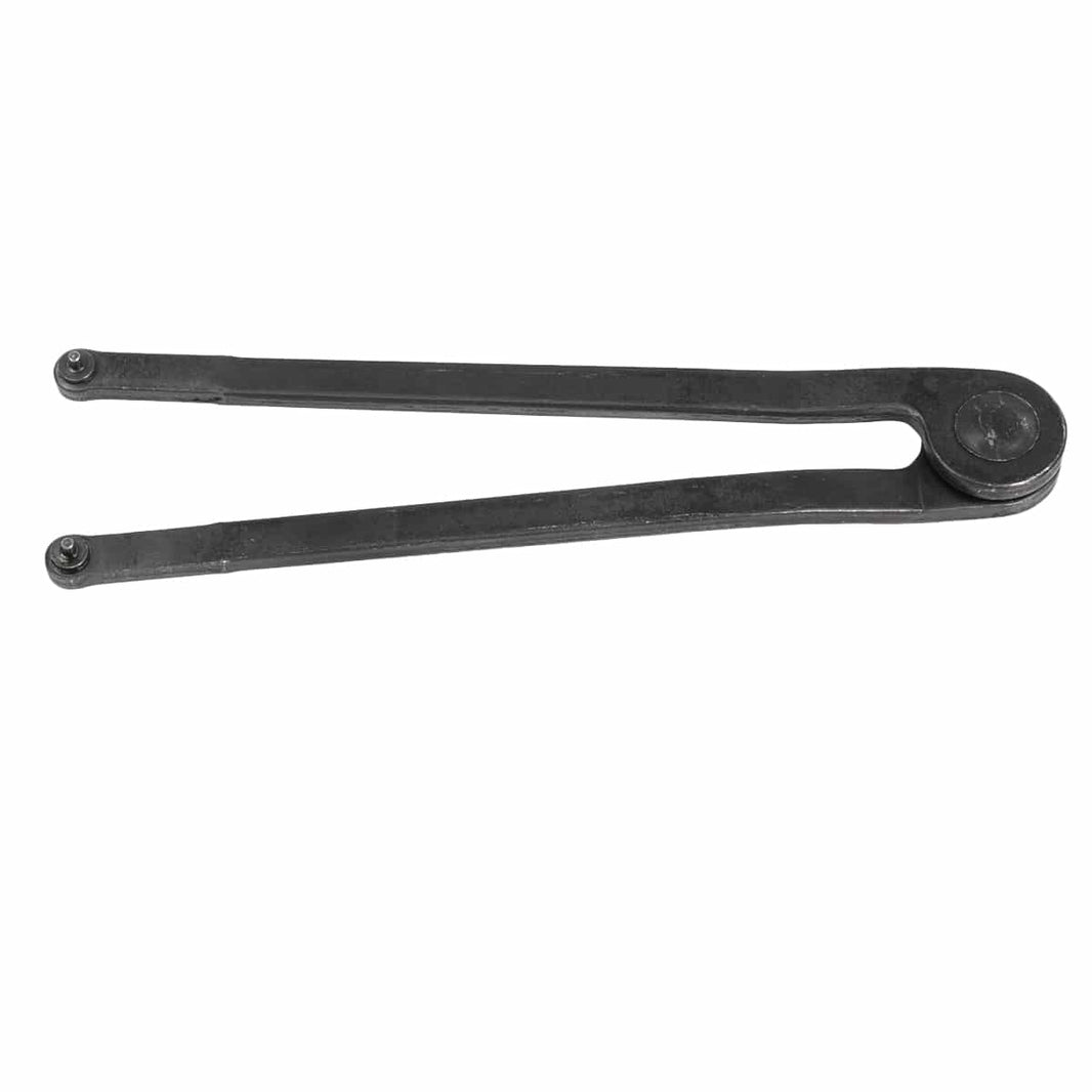 Close-up view of Garrett ATX spanner wrench showing grip design