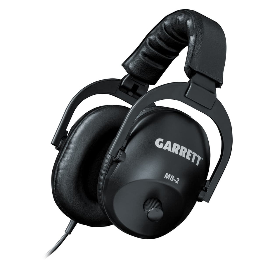 Garrett MS-2 wired headphones shown on a white background