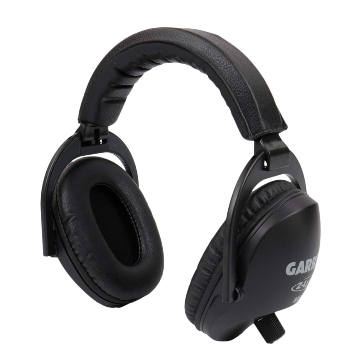 Garrett MS-3 headphones folded flat for transport
