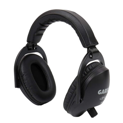 Garrett MS-3 headphones folded flat for transport