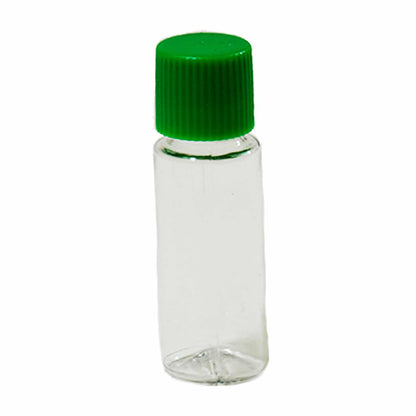 Garrett Gold Vial storage container with screw-top lid for gold flakes and nuggets.