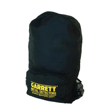 Garrett All-Purpose Backpack Adjustable Straps, Yellow Logo and Interior Search Coil Pouch