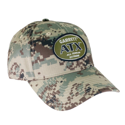 Back view of Garrett ATX cap showing adjustable velcro strap closure