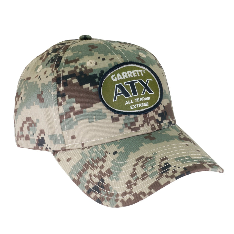 Back view of Garrett ATX cap showing adjustable velcro strap closure