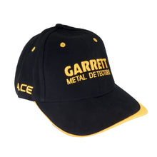 Garrett ACE Black Baseball Cap One Size Fits All with Velcro Fastener