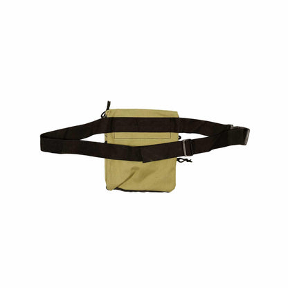 Garrett All Terrain Dig Pouch back view with the belt laid out to show the loops