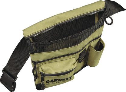 Garrett All Terrain Dig Pouch angled to show the Pro-Pointer holster (verify)