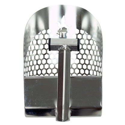The Sito Scoop 7 inch Underwater Sand Scoop with etched logo, shown on a white background. 