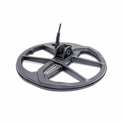 Nokta LG28 11-inch DD waterproof search coil for Legend metal detector with protective cover and mounting hardware