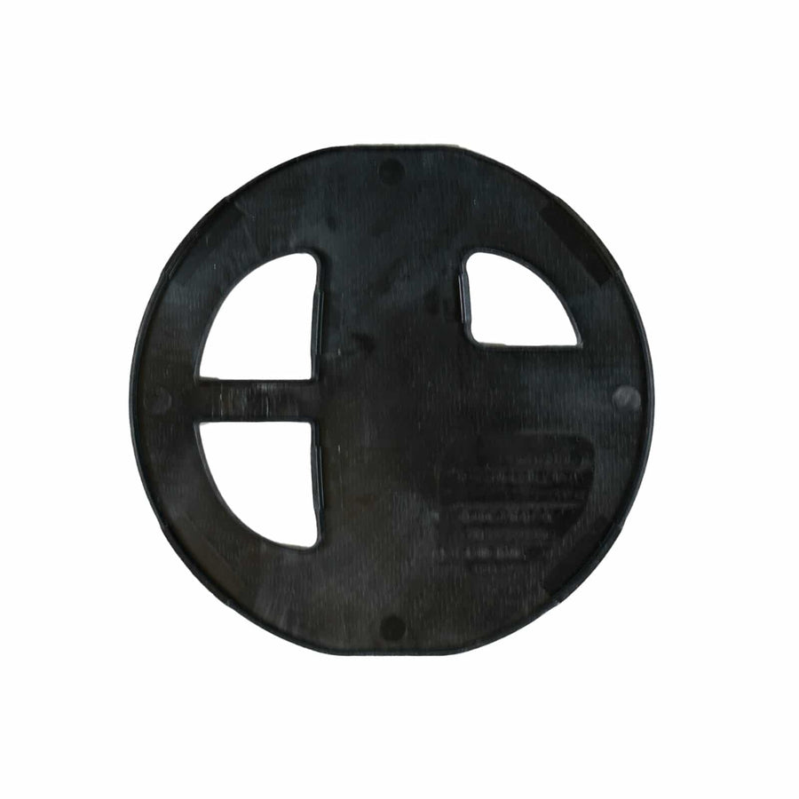 Nokta Legend coil cover side profile showing protective material thickness