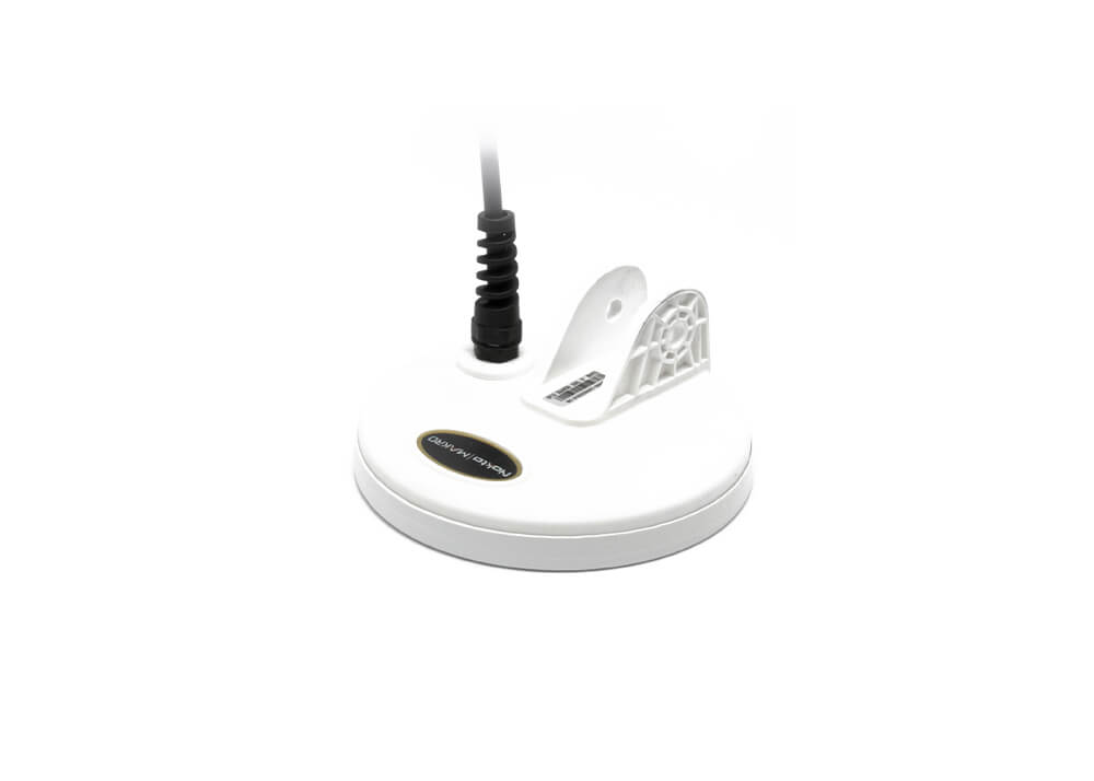 Nokta Gold Finder 2000 GF13 5-inch white DD waterproof search coil with coil cover and mounting hardware