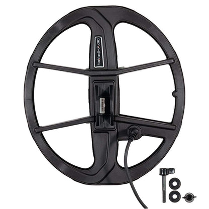 Nokta SP35 13.5 by 12.5 inch elliptical DD searchcoil with integrated cable and mounting bracket for Simplex+ detector
