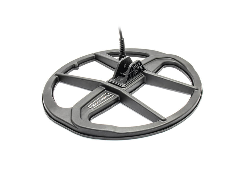 Nokta SP35 search coil with included mounting hardware and installation components