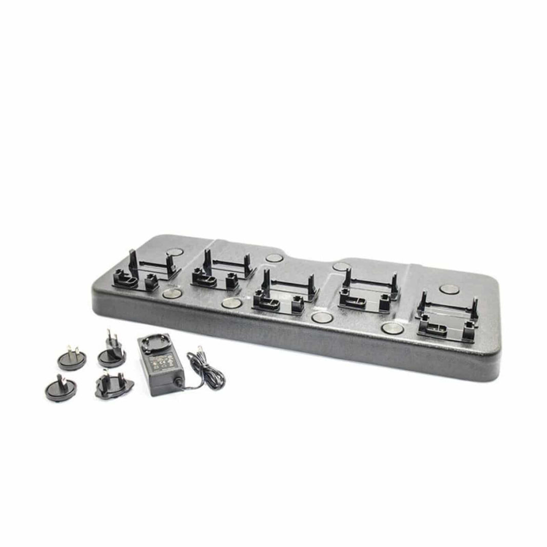 Nokta Multi Docking Station with charging adapter and international plugs for NMS20 NMS30 metal detectors