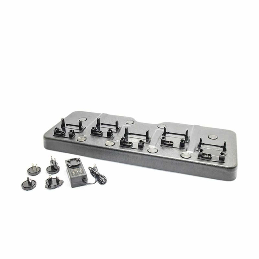 Nokta Multi Docking Station with charging adapter and international plugs for NMS20 NMS30 metal detectors
