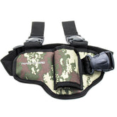 Side view of Nokta pinpointer leg holster showing secure retention design