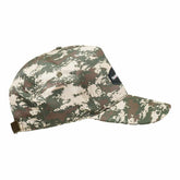 Back view of Nokta camo hat showing adjustable sizing and build quality