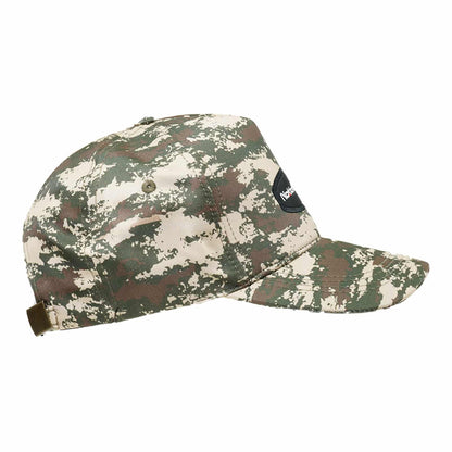 Back view of Nokta camo hat showing adjustable sizing and build quality
