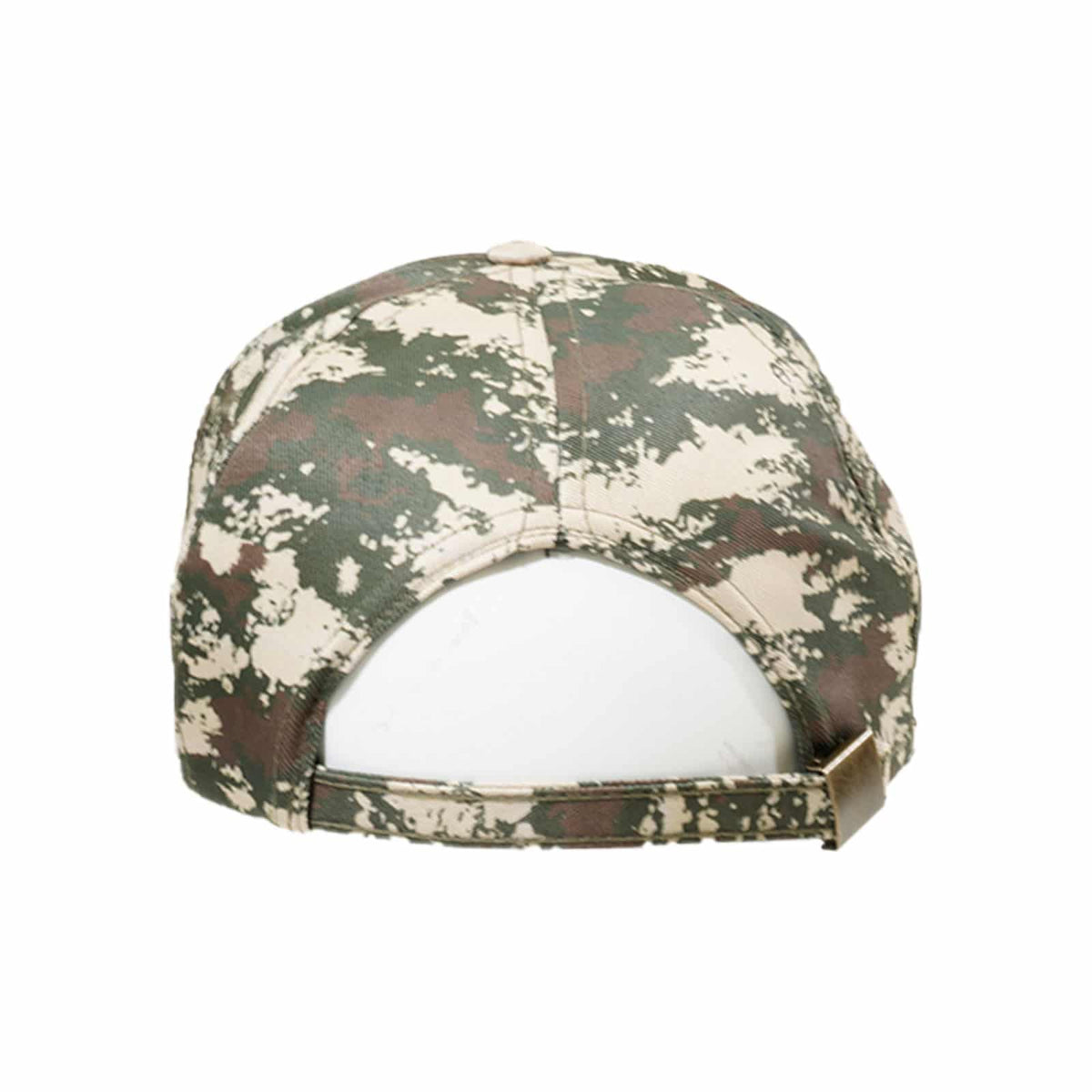 Nokta metal detecting cap worn by detectorist in outdoor setting