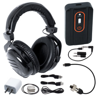 Quest Wirefree Pro Wireless Headphones & Garrett AT Series Audio Adapter