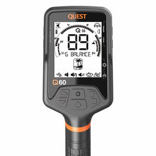 Quest Q60 Metal Detector 13”X 9” BEASTX Waterproof Super Sport Coil