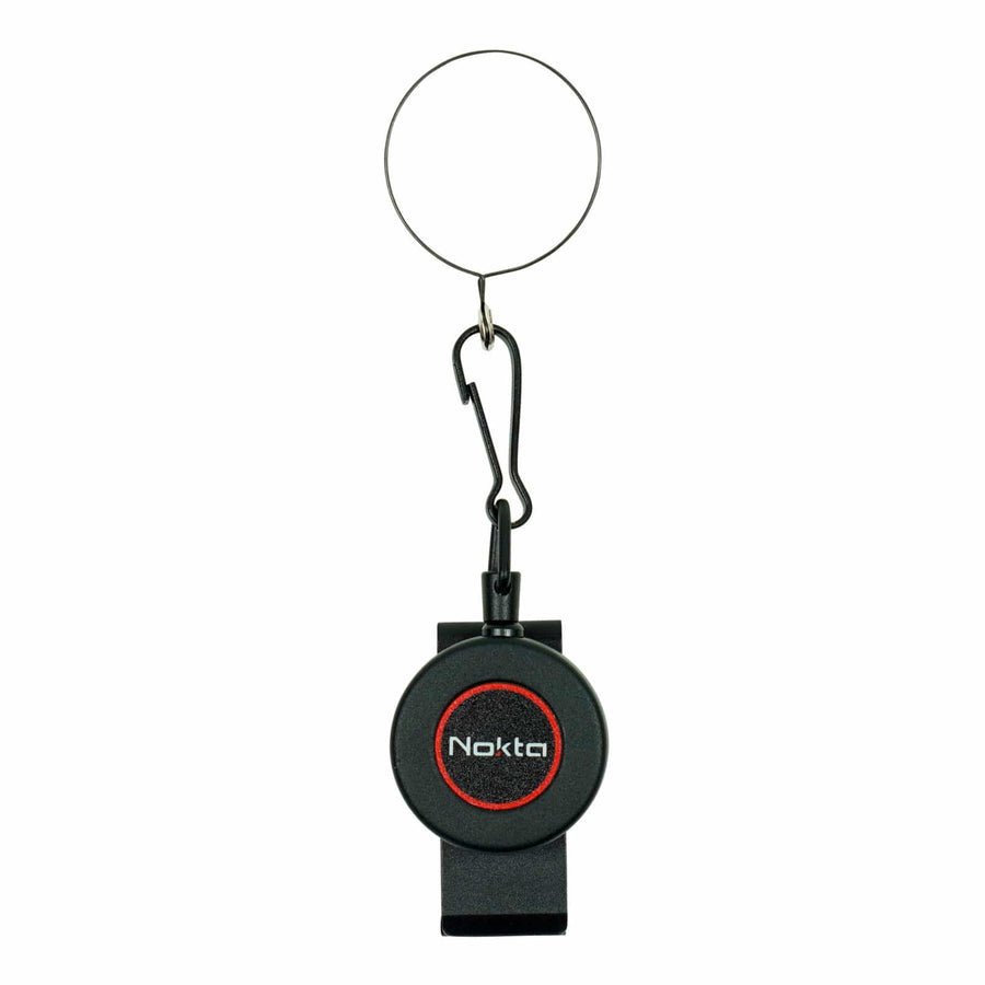 Nokta security lanyard for Pointer pinpointer showing attachment mechanism