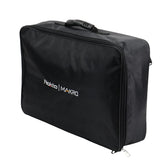 Close-up view of Nokta Impact carrying bag zipper closure and handle details