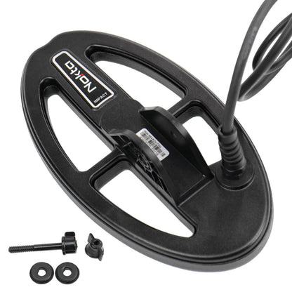 Nokta IM24 search coil package contents including coil cover and installation hardware