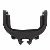 Close-up view of Nokta armrest adjustment mechanism and padding