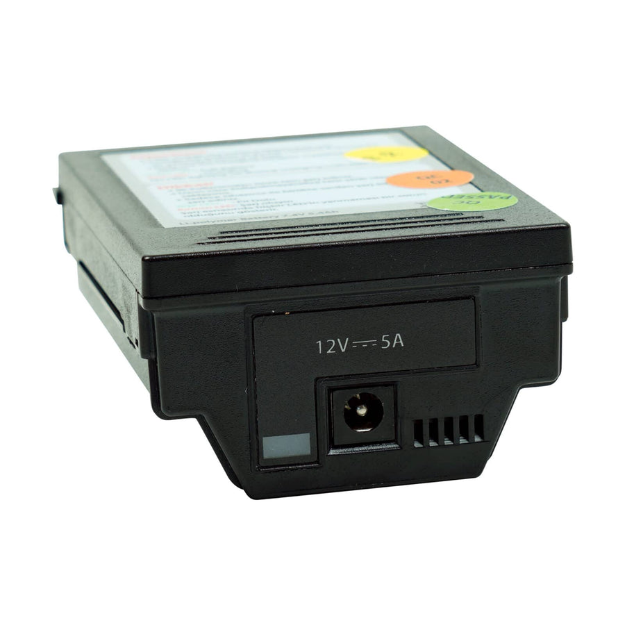 Nokta Invenio Pro battery dimensions and specifications label