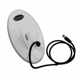 Nokta GK26C search coil showing elliptical DD configuration and connector