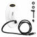 Nokta GK19 7.5x4 inch DD waterproof search coil with white housing and black cable for Gold Kruzer detector